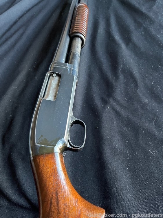 1956 -  Winchester Model 12 Heavy Duck Slide-Action Shotgun 30"-img-23