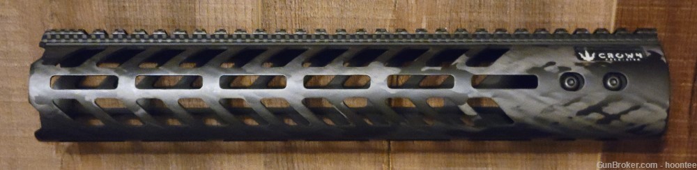 Crown Precision Carbon Fiber 12" Hand Guard with Top Rail-img-0