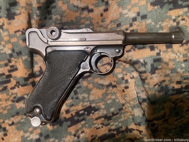 Luger P08 9mm Sachsen police school parts gun Police (Schutzpolizei), 1922 -img-1