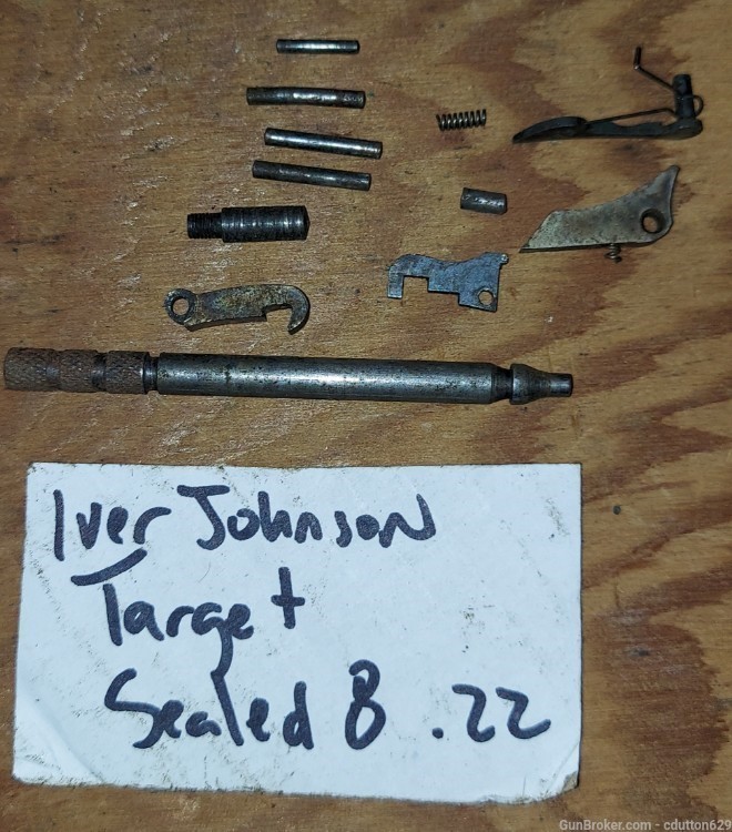 Iver Johnson Targer Sealed Eight small parts .22-img-0