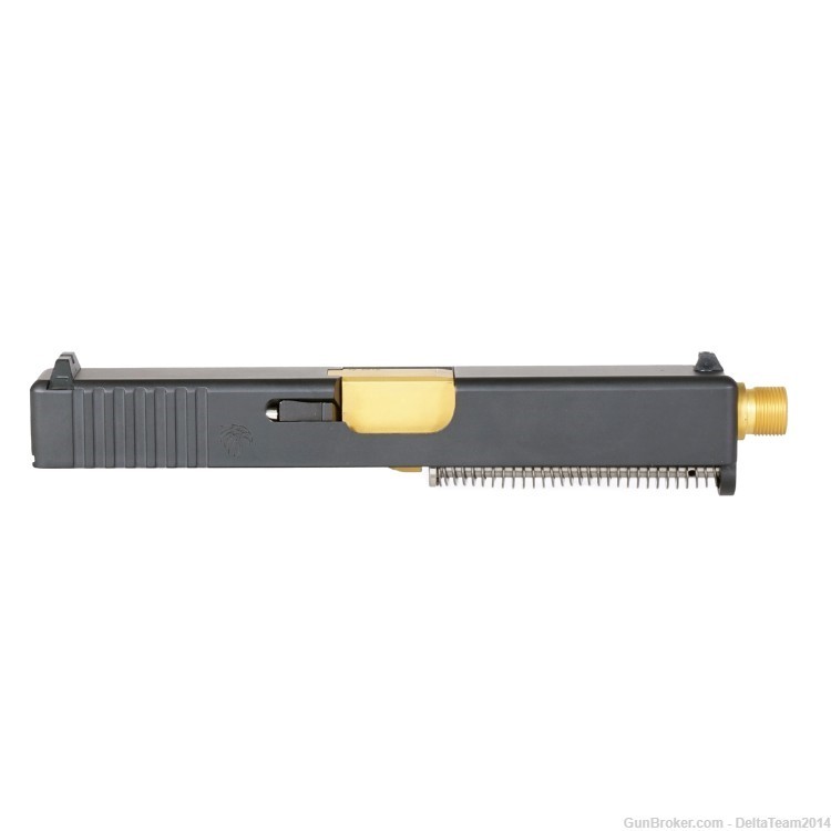 Glock 19 Gen 1-3 Compatible - 9mm Complete Pistol Slide - Assembled-img-1