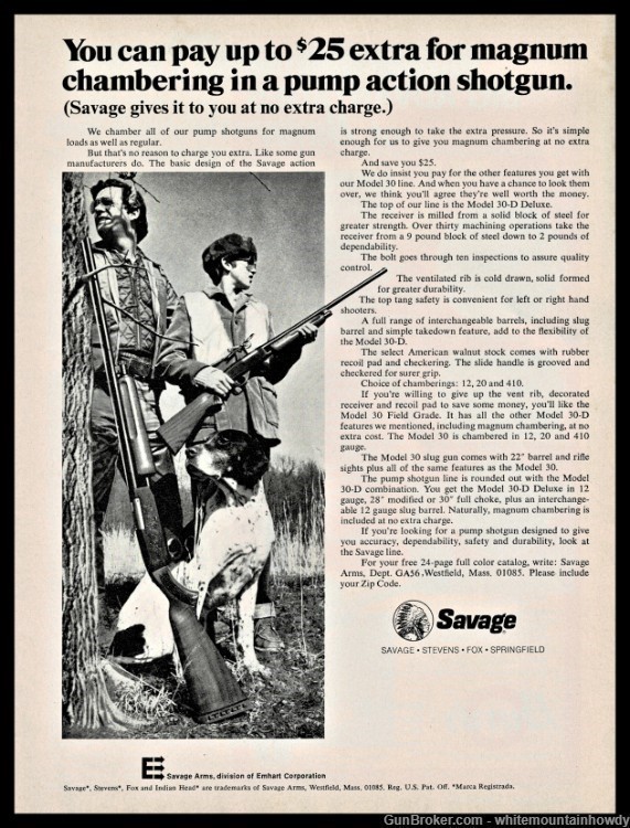 1975 MARKLIN 30 Line Shotgun AD 30-D and Combination Hunters /Pointer Dog-img-0