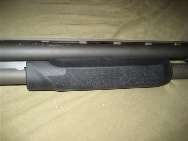 Hogue 'TAMER' Forend Fits Inerstate Arms HAWK 12 Gauge Shotgun Pump Rubber!-img-1