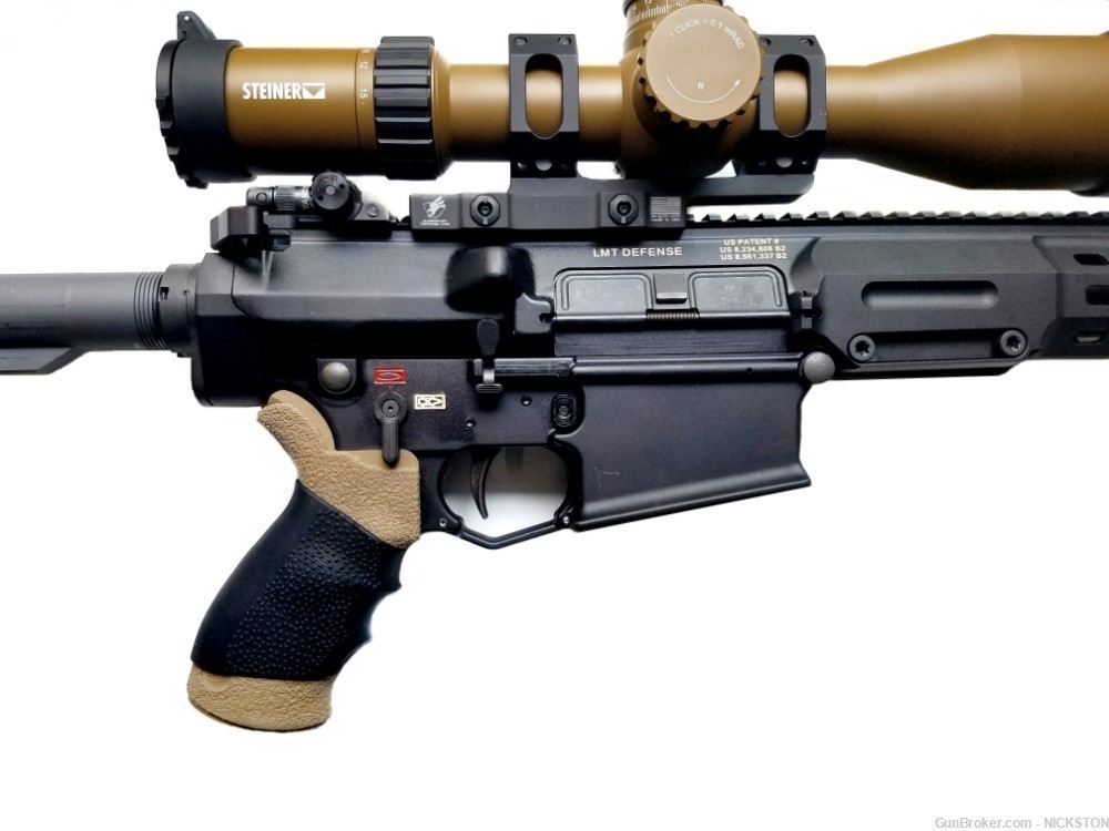 1 Black Universal Silicone Tactical Grip Sleeve for AR15 M4 Rifles Shotguns-img-4