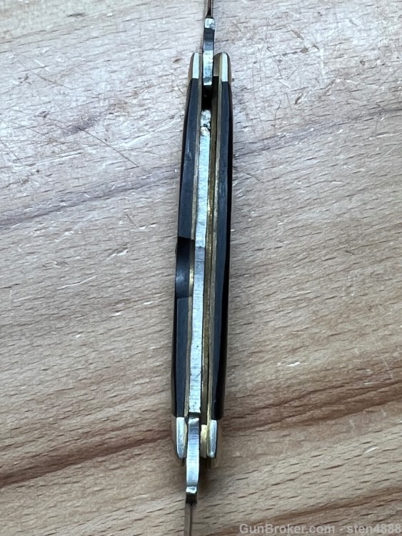 Buck 305 Lancer Pre-1986 2 Blade Pen Knife Camillus-made w/ Delrin Handle -img-16
