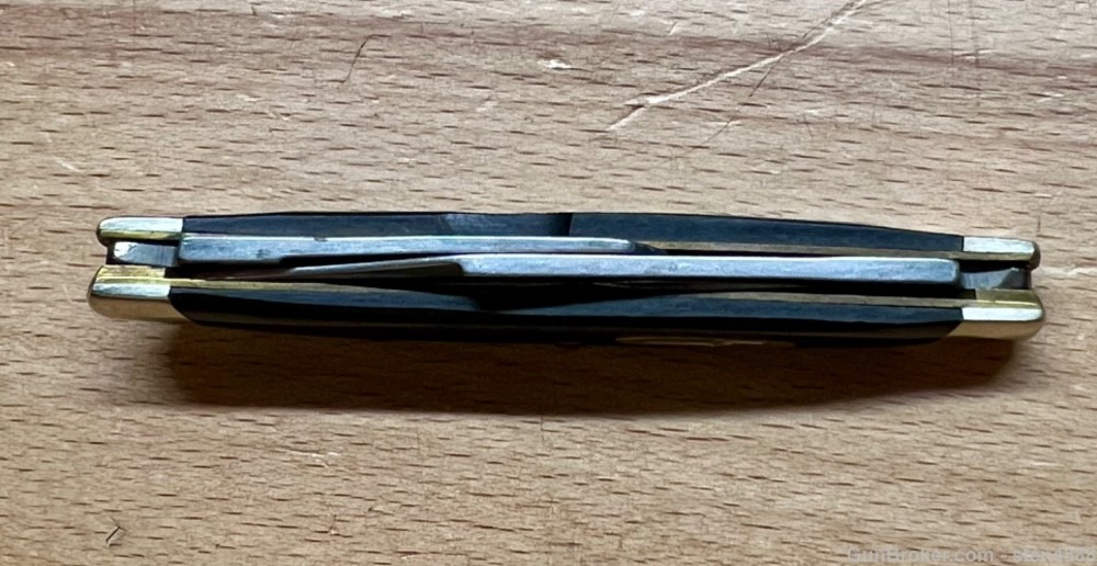 Buck 305 Lancer Pre-1986 2 Blade Pen Knife Camillus-made w/ Delrin Handle -img-14