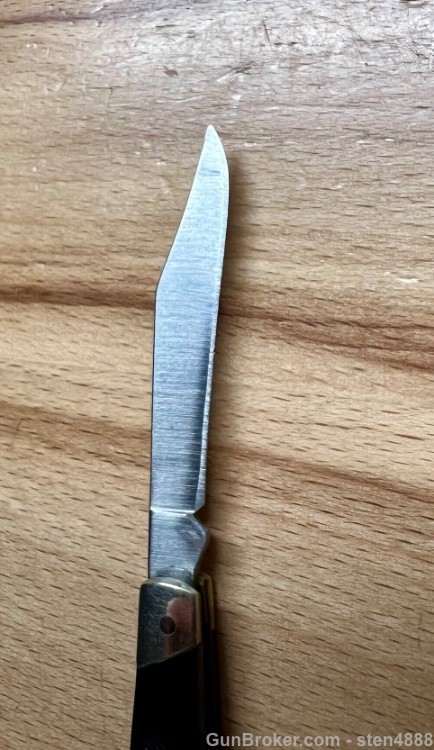Buck 305 Lancer Pre-1986 2 Blade Pen Knife Camillus-made w/ Delrin Handle -img-6