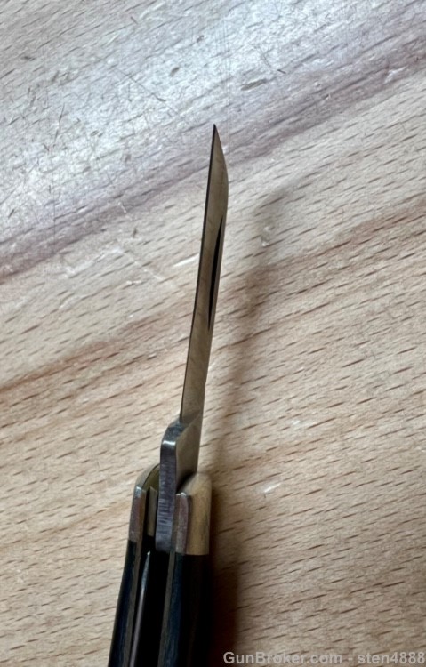 Buck 305 Lancer Pre-1986 2 Blade Pen Knife Camillus-made w/ Delrin Handle -img-11