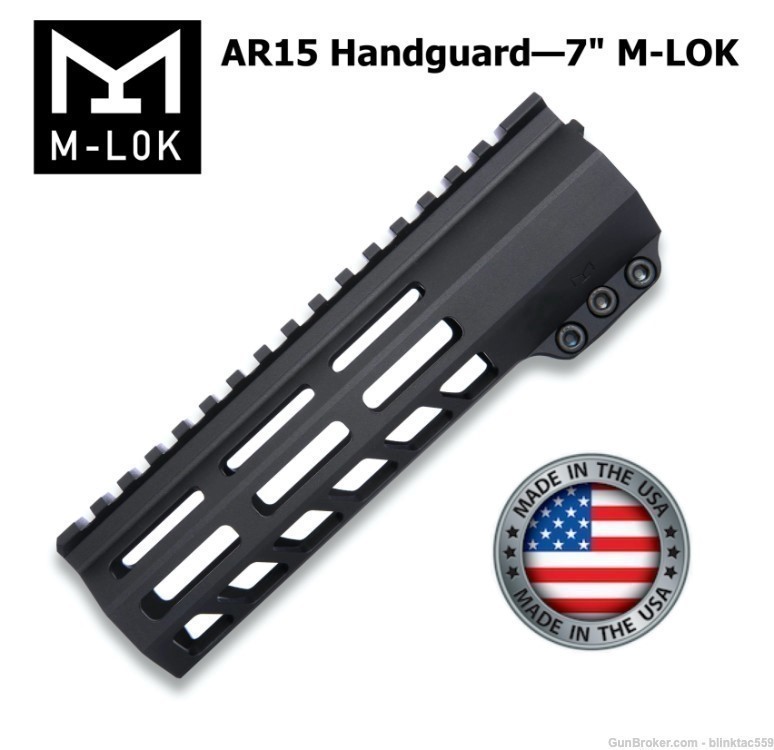 AR15 Handguard—7" M-LOK—Standard Line-img-0