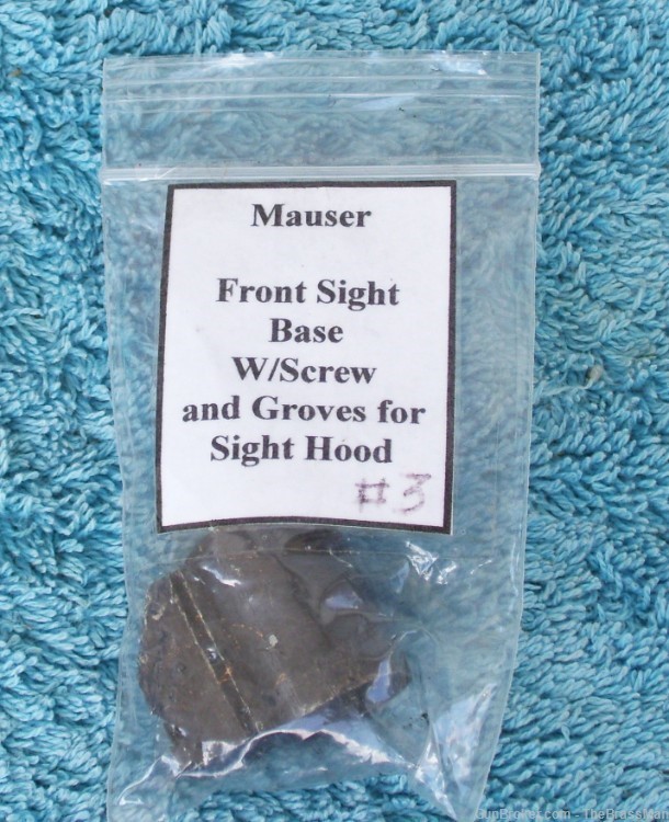 Mauser Sight Base W/Grove and Screw-img-0