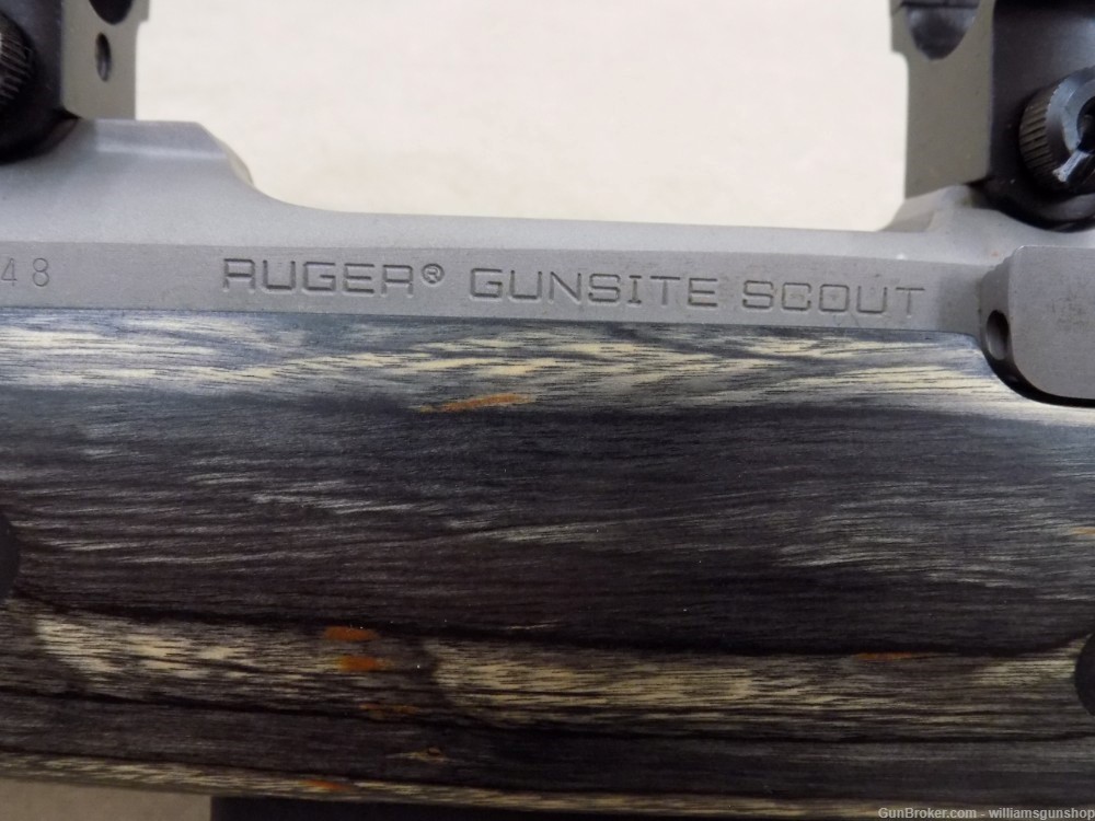 Ruger Scout Gunsight .308Win, Matt SS & Laminate Stock 1 Mag, Rings -img-17