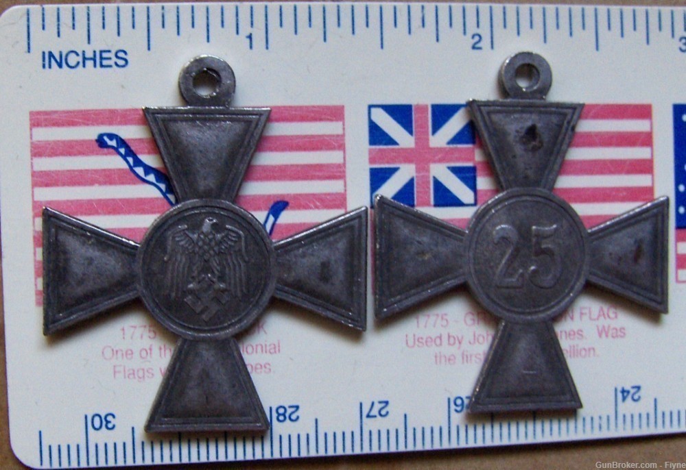 German Cross for Long Service (25 years) with swastika REPRODUCTION. -img-0