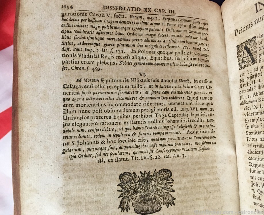 Syntagma Digitatum  J. C. Beckmani's , 1494 pages. Printed 1696  Book-img-12