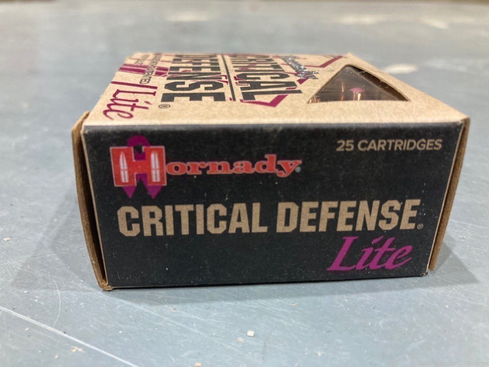 Hornady 9MM Critical Defense Lite 100gr 90240 25rds-img-4