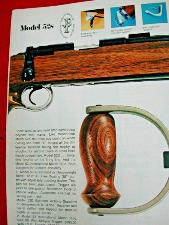 Orig Winchester Catalog 1971 Model 12 21 370 94 NRA Commemorative Air Rifle-img-11