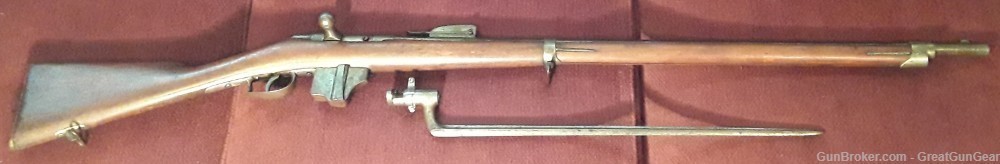 Beaumont-Vitali M1871/88 Antique Bolt Action Dutch Military Rifle CAL 11 mm-img-0