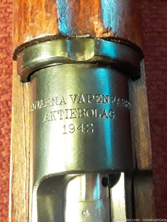 1942 Husqvarna M38 Swedish Bolt Action Mauser Rifle CAL. 6.5x55 mm Swedish-img-22