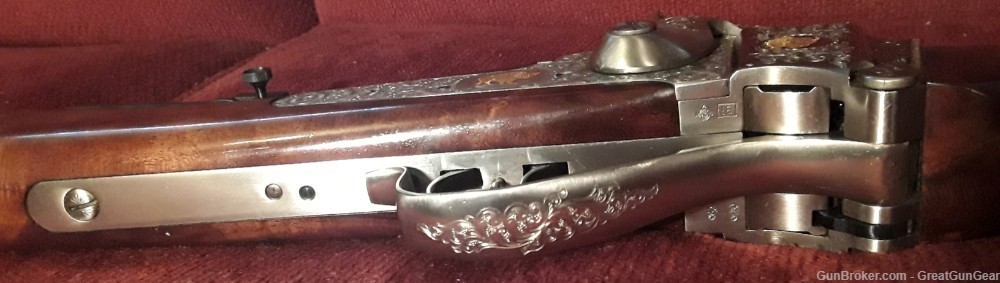 Pedersoli 1874 Sharps Sporting Extra Deluxe Buffalo Rifle Caliber 45-70-img-12