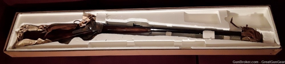 Pedersoli 1874 Sharps Sporting Extra Deluxe Buffalo Rifle Caliber 45-70-img-32