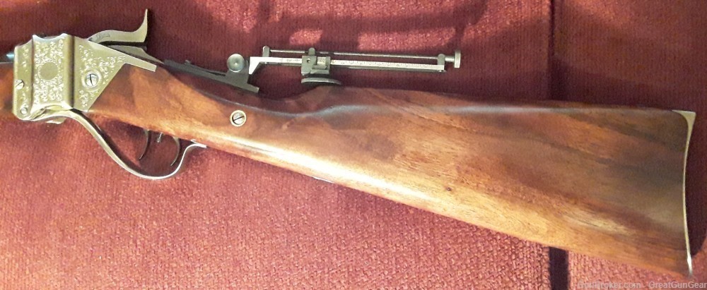Pedersoli 1874 Sharps Sporting Extra Deluxe Buffalo Rifle Caliber 45-70-img-14