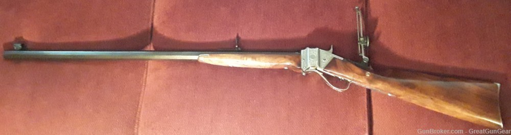 Pedersoli 1874 Sharps Sporting Extra Deluxe Buffalo Rifle Caliber 45-70-img-5