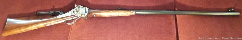 Pedersoli 1874 Sharps Sporting Extra Deluxe Buffalo Rifle Caliber 45-70-img-3