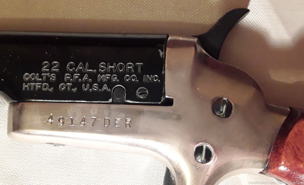 Colt Lord Derringer 4th Model Two Pistol Set CAL. 22 Short - Non-Firing-img-9