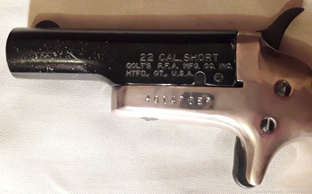 Colt Lord Derringer 4th Model Two Pistol Set CAL. 22 Short - Non-Firing-img-13