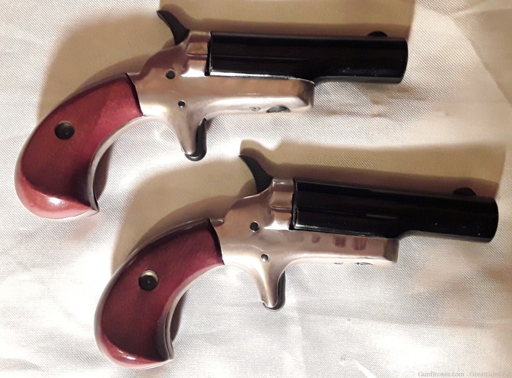 Colt Lord Derringer 4th Model Two Pistol Set CAL. 22 Short - Non-Firing-img-4