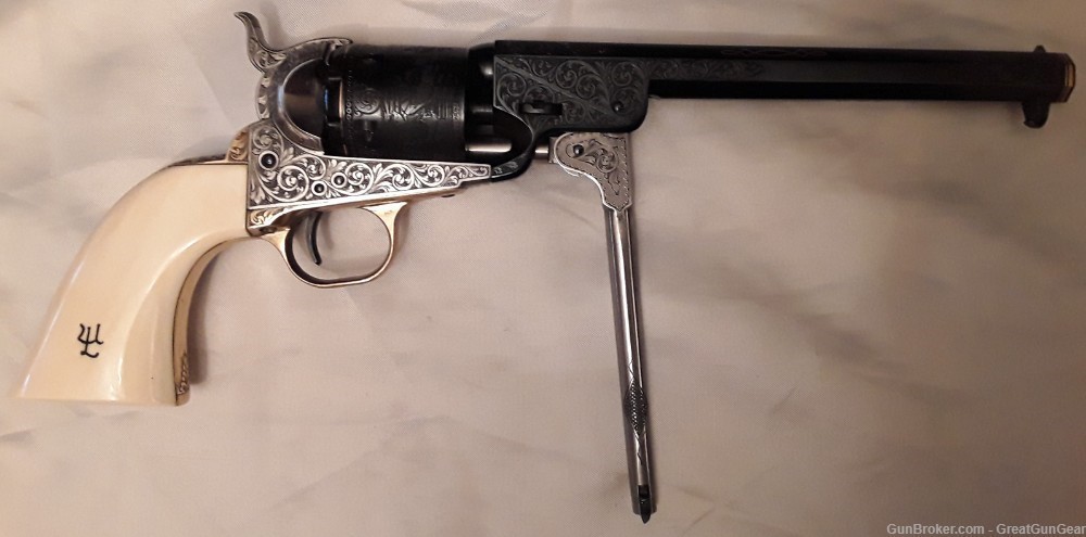 Navy Arms/Uberti 1851 Colt Navy Black Powder Percussion Revolver Caliber 36-img-2