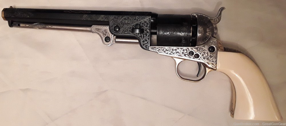 Navy Arms/Uberti 1851 Colt Navy Black Powder Percussion Revolver Caliber 36-img-0
