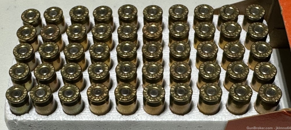 50 rounds of Midway 9x23mm 9mm Largo Bergman Bayard 124 grain FMJ ammo-img-2