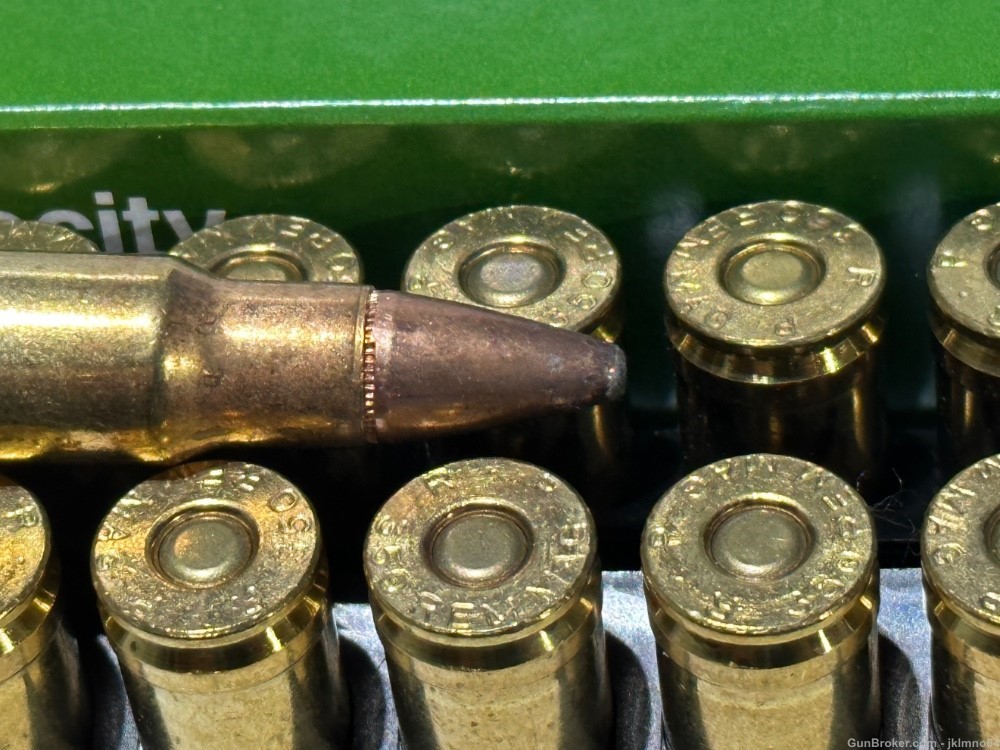 20 rounds of Remington 350 Rem Mag 200gr Core-Lokt  PSP brass cased ammo -img-5