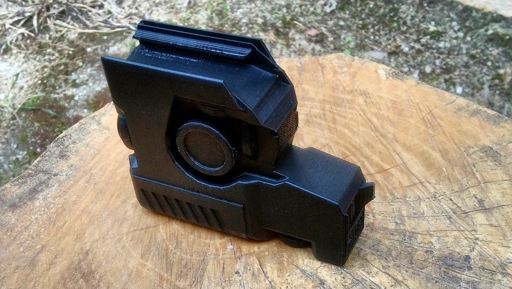 Mock Laser Aiming Module (LAM) for MK23 (Airsoft Grade) -MGS Snake Inspired-img-1