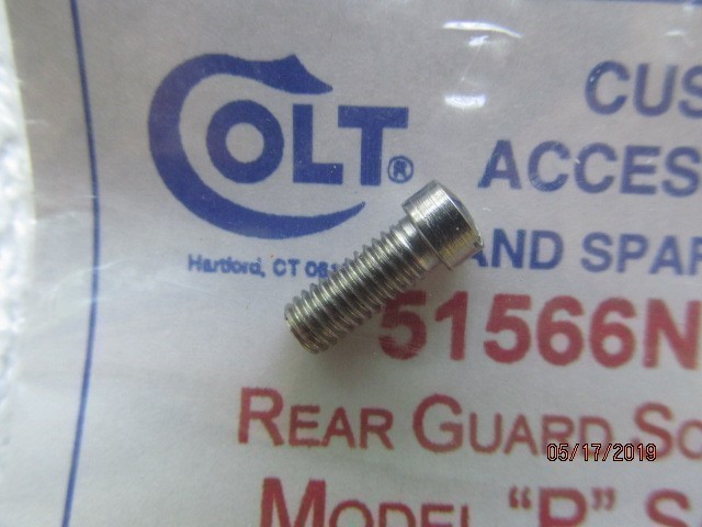 Colt - SAA Nickel Rear Guard Screw #51566N-img-1