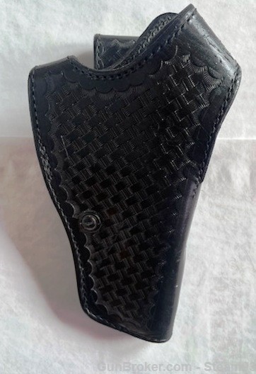 Cathey Enterprises Ruff Ryder Duty Leather Holster - Ruger Security-Six 4"-img-0