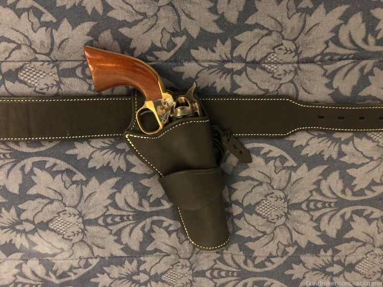 Western leather holster and belt-img-2