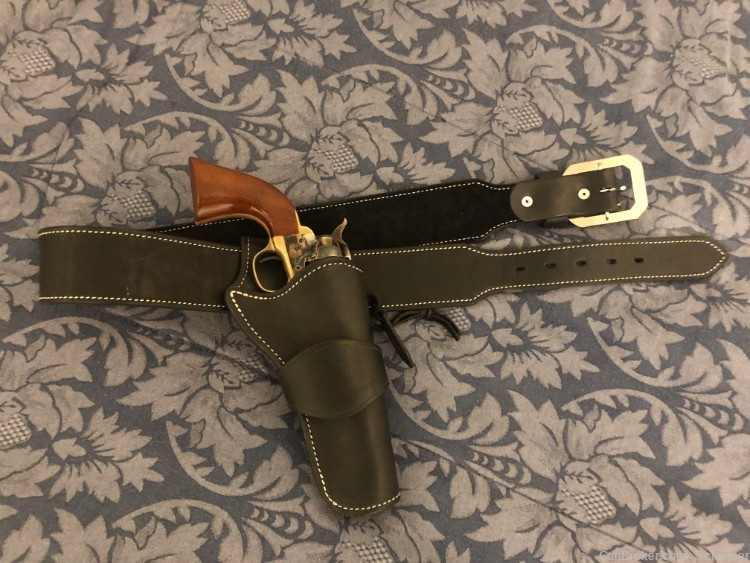 Western leather holster and belt-img-0