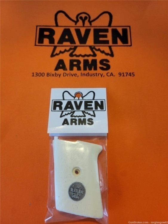 Raven / Phoenix Arms MP25, MP-25, P25, P-25 Ivory Wood Grips (Sliding Safet-img-0