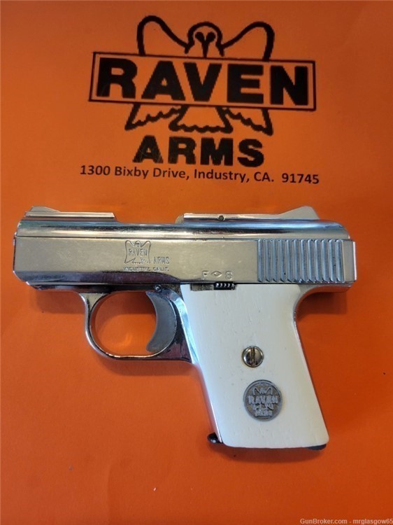 Raven / Phoenix Arms MP25, MP-25, P25, P-25 Ivory Wood Grips (Sliding Safet-img-4