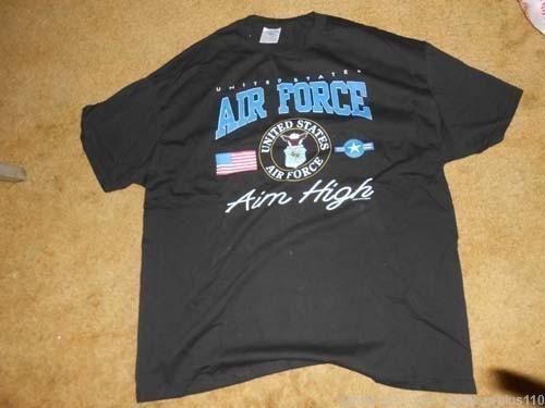  United States Air Force T-Shirt - Aim High XL-img-0