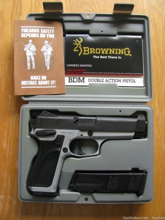 Browning BDM "Practical" Tu-Tone 9mm Original Case-img-0
