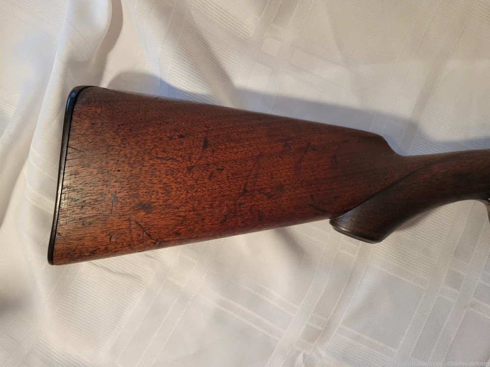 1875 Parker Hammer S x S 10 Ga. Shot gun -img-6