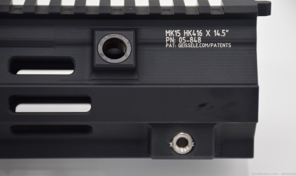 GEISSELE/HECKLER & KOCH HK 416 SMR SUPER MODULAR RAIL M-LOK BLACK FOR 14.5"-img-8