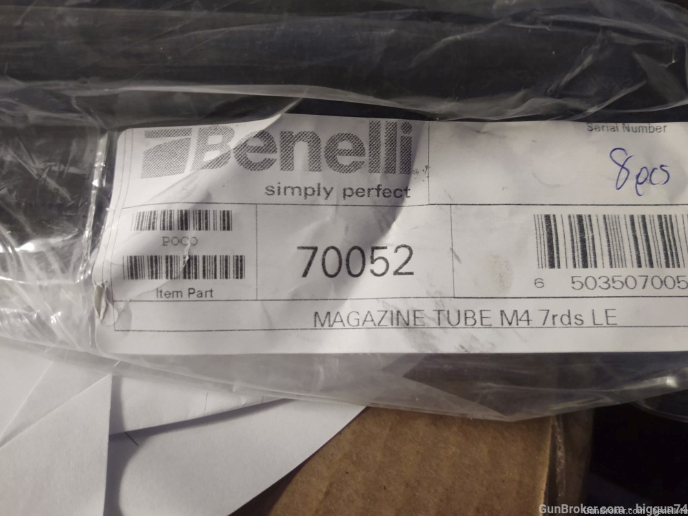 NEW Benelli Factory M4 7 Shot Magazine Tube 70052 OEM-img-0