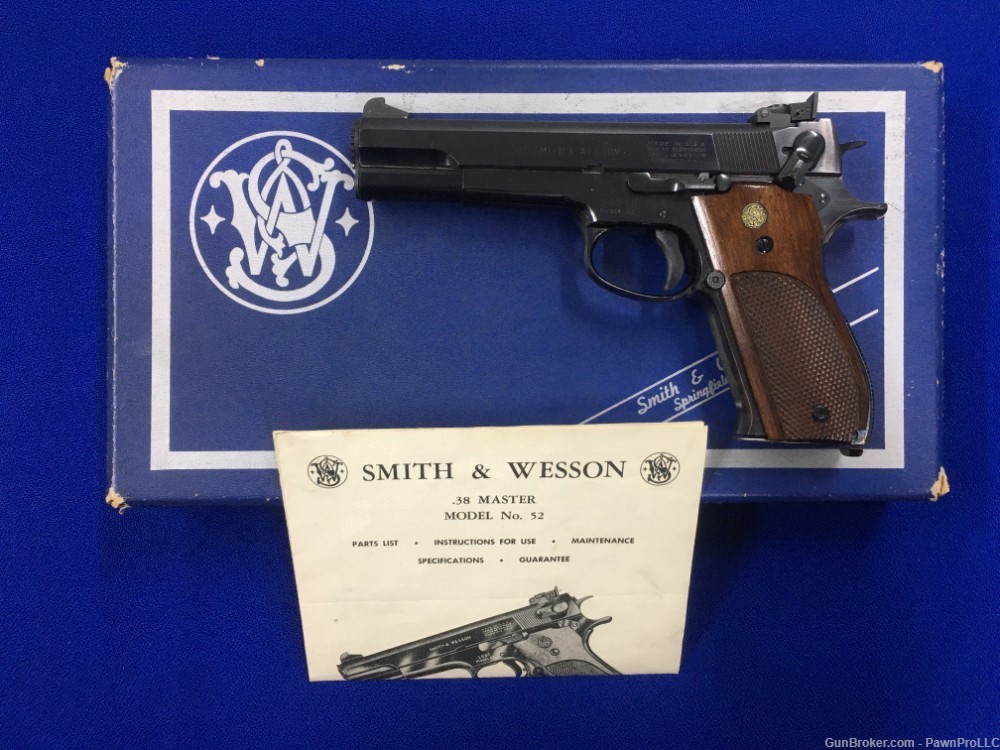 Smith & Wesson Model 52 (no dash), comes w/ factory box & papers, .38 Spec-img-3