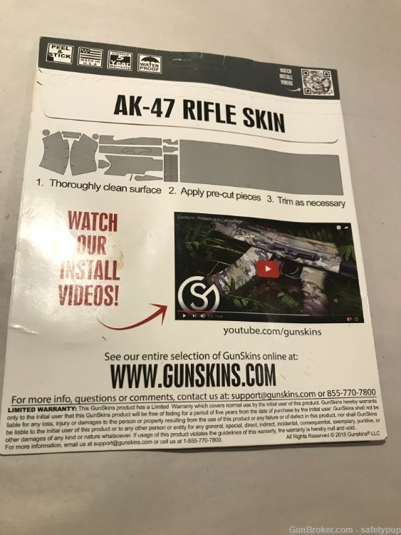 GunSkins AK47 Protective Wrap Realtree Meteorite-img-1