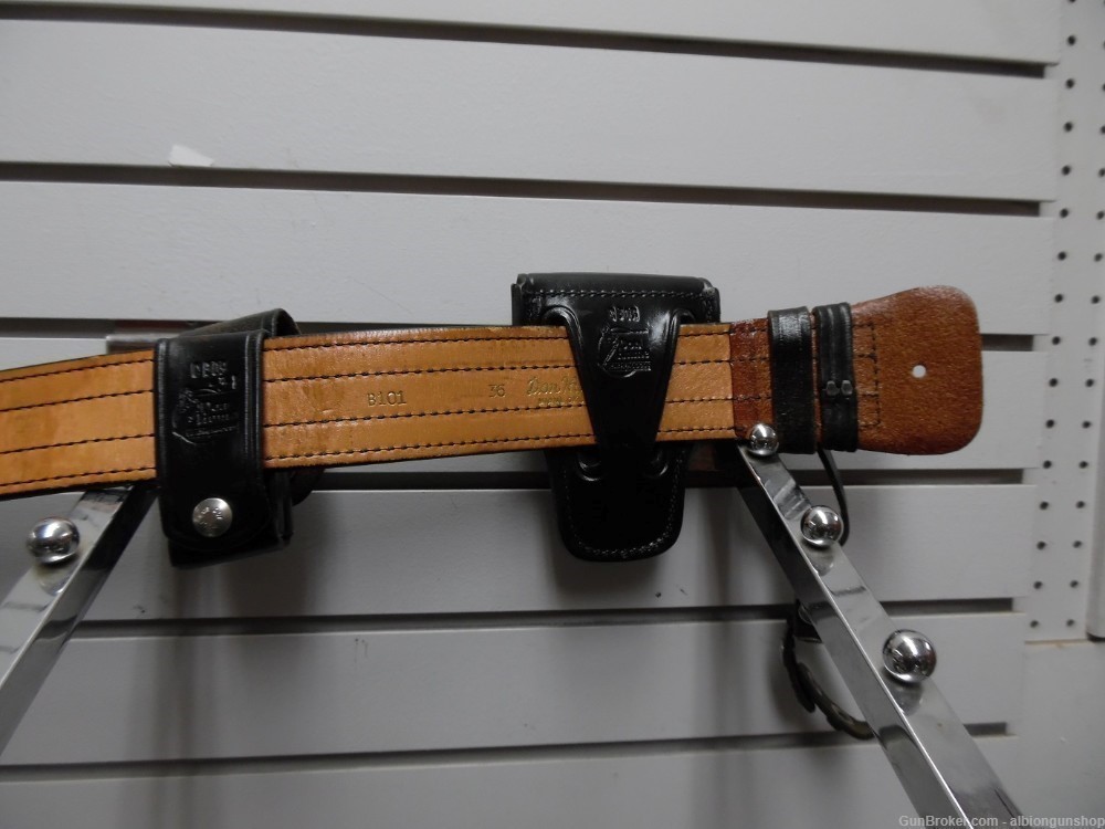 dom hume 48 inch length law enforcement leather belt-img-5
