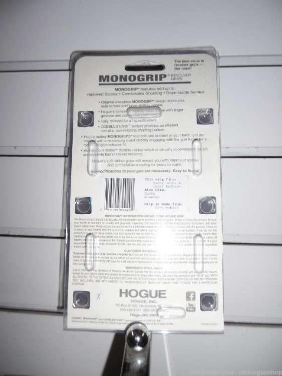 hogue monogrip for ruger gp100 & ruger super redhawk, new-img-1