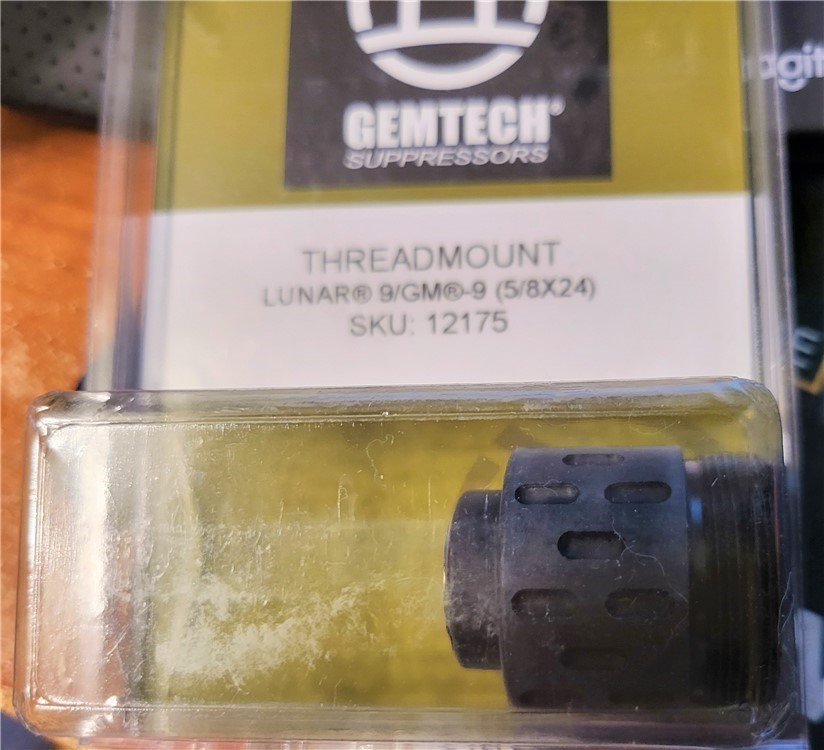 Gemtech Threaded Rear Mounts Use With Gemtech GM-9/Multimount 9 Suppressor-img-0